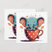 Olifant Elegantie (Voorkant / Achterkant)