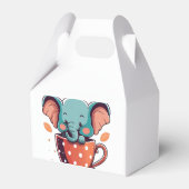 Olifant Elegantie Bedankdoosjes (Achterkant)