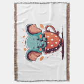 Olifant Elegantie Deken (Voorkant Verticaal)