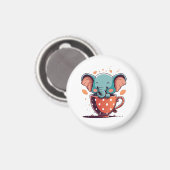 Olifant Elegantie Magneet (Voorkant / Achterkant)