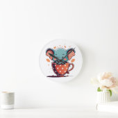 Olifant Elegantie Ronde Klok (Huis)