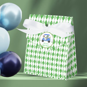 Olifant en aap golf baby shower return voor baby j bedankdoosjes