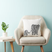 olifant en baby kussen! kussen (Stoel)