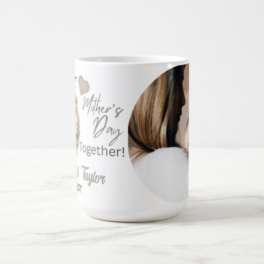 Olifant en baby, onze eerste Moederdag samen Koffiemok (Center)