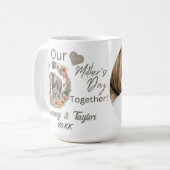 Olifant en baby, onze eerste Moederdag samen Koffiemok (Voorkant links)