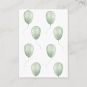 Olifant en ballon Raad hoeveel pinda's Informatiekaartje (Achterkant)