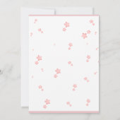 Olifant en ballonnen Baby shower Kaart (Achterkant)