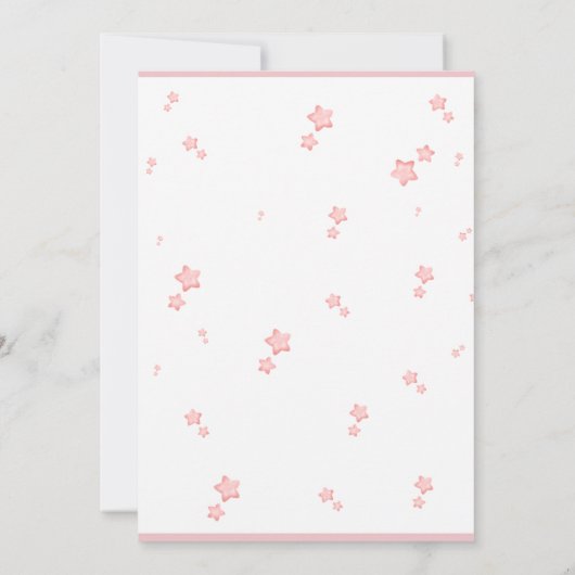 Olifant en ballonnen Baby shower Kaart (Achterkant)