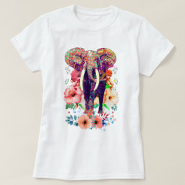 Olifant en Bloem T-shirt