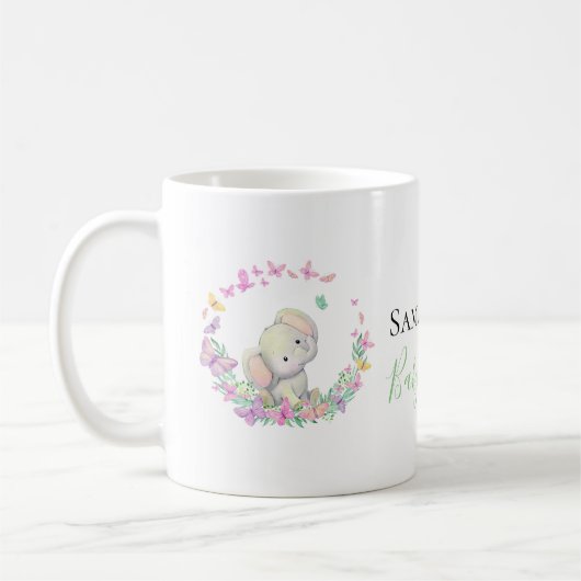 olifant en botervliegen Mok koffie (Links)