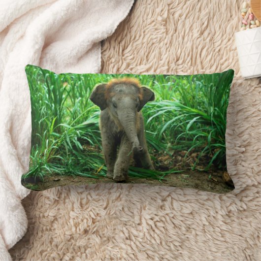 Olifant en gras kussen (Deken)