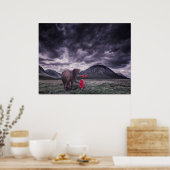 olifant en jongen boeddah surrealistische poster v (Keuken)