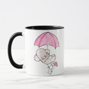 Olifant en konijn koffiemokken mok