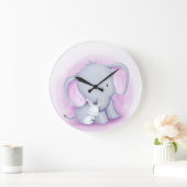 Olifant en konijnenliefde grote klok (Huis)