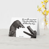 Olifant en krokodil Kipling Quote Kaart (Gele Bloem)