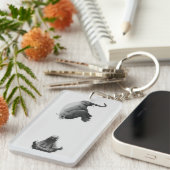 Olifant en Mediterende Luiaard Harmonie Sleutelhanger (Voorkant Rechts)