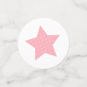 Olifant en moeder meisje Baby shower Confetti (Kleine voorkant)