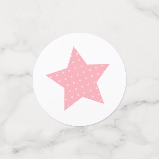 Olifant en moeder meisje Baby shower Confetti (Kleine voorkant)