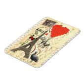  olifant en rode hartballonnen magneet (Linkerzijde)