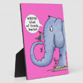Olifant en specht Misverstand Fotoplaat (Zijkant)