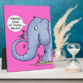 Olifant en specht Misverstand Fotoplaat (Zijkant)