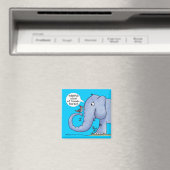 Olifant en specht Misverstand Magneet (Insitu (Vaatwasser))