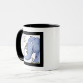 Olifant en specht Misverstand Mok (Voorkant links)