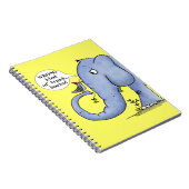 Olifant en specht Misverstand Notitieboek (Rechterzijde)