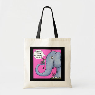 Olifant en specht Misverstand Tote Bag