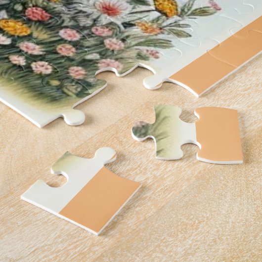 Olifant en vliegende vogels legpuzzel (Zijkant)