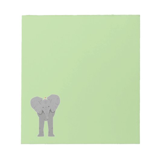 olifant en vogel notitieblok (Voorkant)