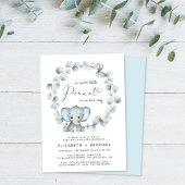 Olifant Eucalyptus Baby Jongen Koppels Douche Kaart