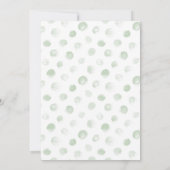 Olifant eucalyptus ballon Oh boy baby shower Kaart (Achterkant)