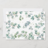 Olifant Eucalyptus groen jongen verjaardag foto Kaart (Achterkant)