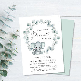 Olifant Eucalyptus Koppels Baby Sprinkle Kaart