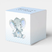 Olifant Favor Box - Boy Baby shower Leuk Bedankdoosjes (Achterkant)