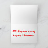 Olifant Feestdagen Kaart (Binnen)