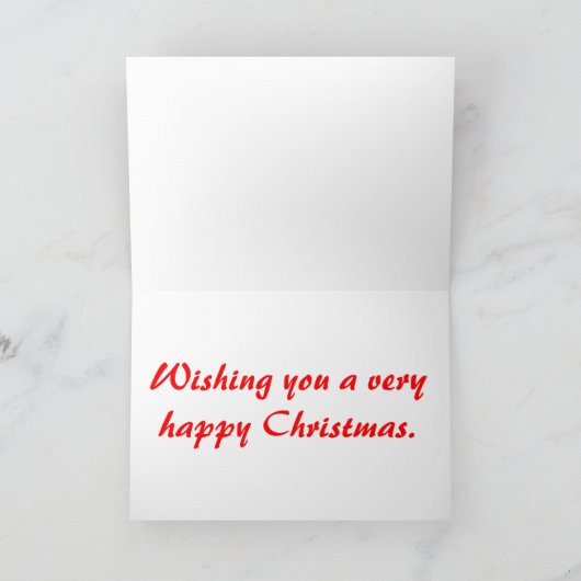 Olifant Feestdagen Kaart (Binnen)