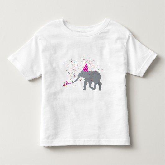 Olifant Feesten - Dieren Die Een Feest Hebben Kinder Shirts (Voorkant)