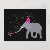 Olifant Feesten - Dieren Hebben een Feest Briefkaart (Voorkant)