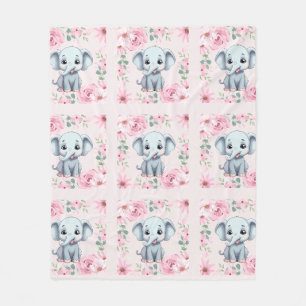 Olifant Fleece Deken