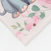 Olifant Fleece Deken (Hoek)