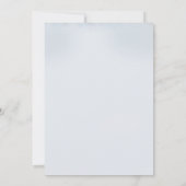 Olifant Flowers Vlinders Baby shower Kaart (Achterkant)