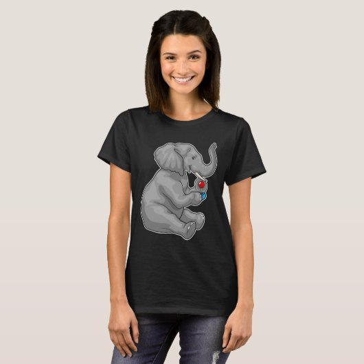 Olifant Gamer Controller T-shirt (Voorkant volledig)