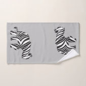 Olifant gemaakt in een Zebra Patroon Bad Handdoek (Handdoek)