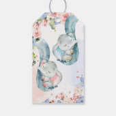 Olifant Gender Reveal Dank u Label Cadeaulabel (Achterkant)