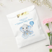 Olifant gepersonaliseerd dank u Baby shower Bedankzakje (Gezegeld)