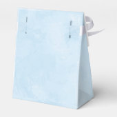 Olifant gepersonaliseerde jongens Baby shower Bedankdoosjes (Achterkant)