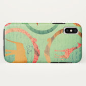 Olifant & Giraffe Collage Case-Mate iPhone Case (Achterkant (horizontaal))