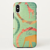 Olifant & Giraffe Collage Case-Mate iPhone Case (Achterkant)